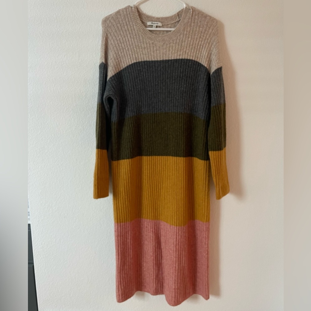 Madewell color block dress
